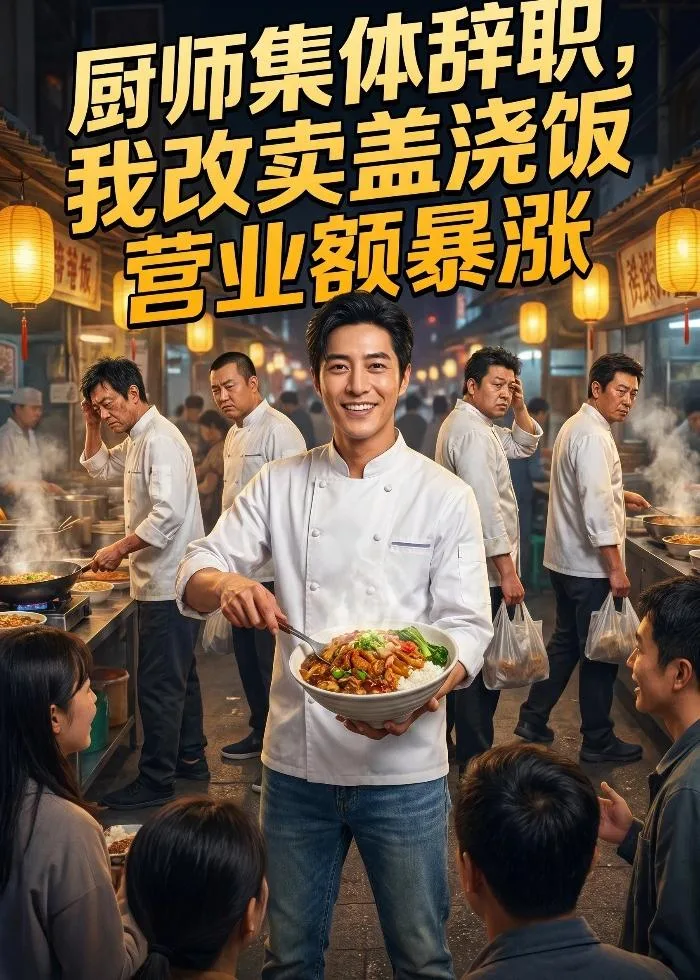 厨师集体辞职，我改卖盖浇饭营业额暴涨